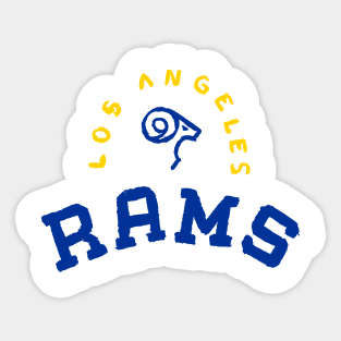 Los Angeles Raaaams 04 Sticker